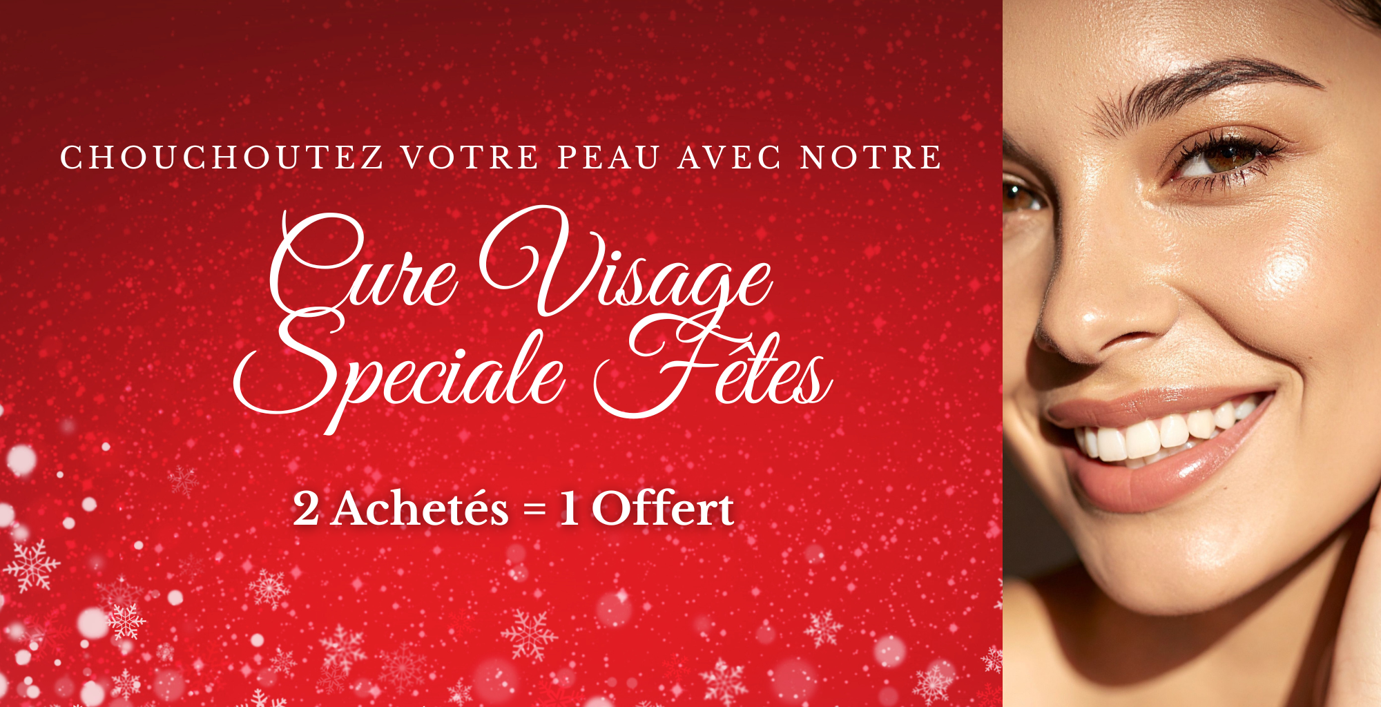 Preparez votre peau pour les fêtes de fin d'année au centre leden avec l'offre 2 achetés = 1 offert